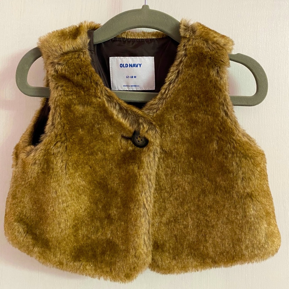 Toddler girl vest